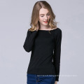 China New Women apparel Autumn Korean Long Sleeve Slim Thicken Base Shirts